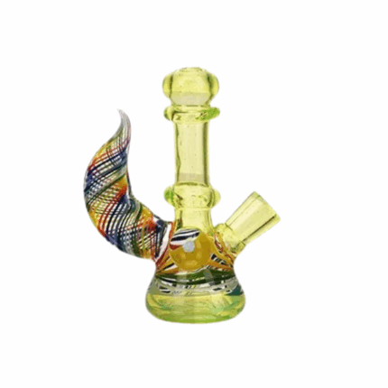 Eg Glass EG 85 Hookah Smoking Glass Water Pipe Transparent Yellow.png