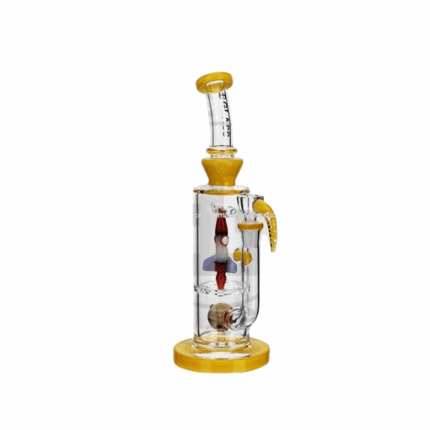 Eg Glass EG 89 Space Ship Glass Water Pipe Transparent Yellow.png