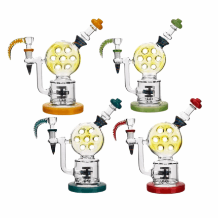 Eg Glass EG 97 Swiss Perc Wig Wag Design Glass Water Pipe 8.5 inch 1.png