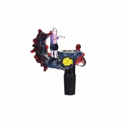 Eg Glass EGB46 Surfing Unique Glass Bowl Shisha Hookah Purple.png