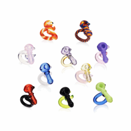 Eg Glass EGH40 Mini Ring Spoon Pipe Assorted Colors.png