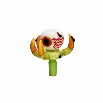 Eg Glass ESBW2376 Bloody Eye Ball Glass Bowl Yellow Green.png