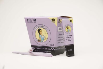Blazy Susan Purple 1 14 Pre Rolled Cones Display Box scaled 2.jpg