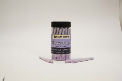 Blazy Susan Purple Pre Rolled Cones Jar 1 14″ 50 Count scaled 1.jpg