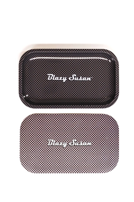 Blazy Susan Rolling Tray with Lid Medium Carbon Fiber Black Master Case scaled 2.jpg