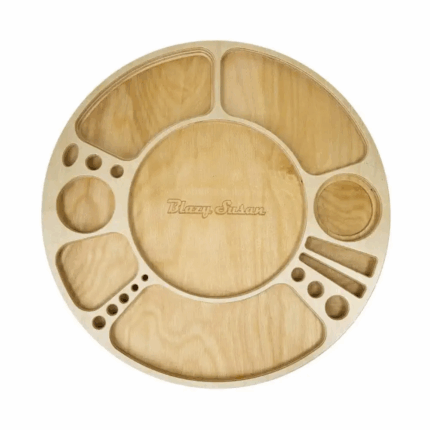 Blazy Susan Spinning Rolling Tray Birch Wood.png