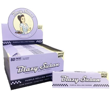 Blazy Susan King Size Wide Purple Rolling Papers.jpg