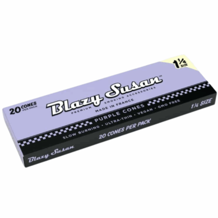 Blazy Susan Purple Paper Cones 78mm 1 14 20Ct 2.png