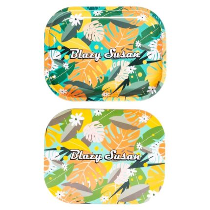 Blazy Susan Small Rolling Tray with Lid Summer Trees.jpg