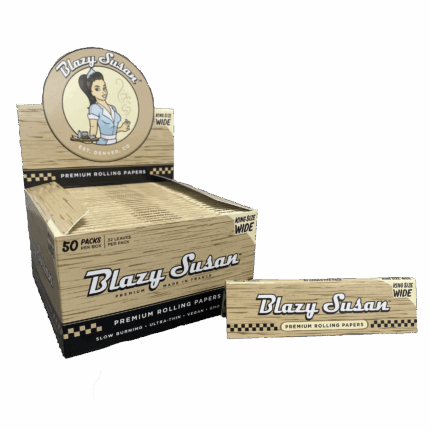 Blazy Susan Unbleached King Size Wide Rolling Papers scaled 2.png