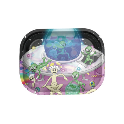 Rolling Tray with Magnetic Cover Intergalactic Trip by Bangerooo.jpg
