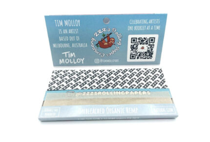 Stoner Sloth by Tim Molloy ZZZs King Sized Rolling Booklet w Tips.jpg