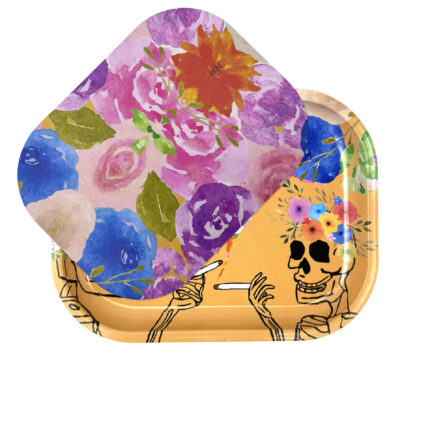 ZZZs Rolling Tray with Magnetic Cover Dead Flowers by Dan Macura 5 x 7 .jpg