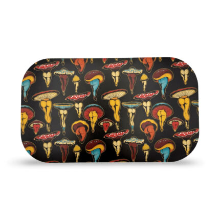 ZZZs Rolling Tray with Magnetic Cover Shroom Booties 1 1.jpg