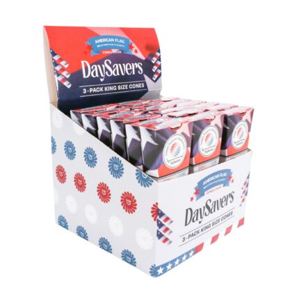 DaySavers 1 Gram King Size American Flag Pre Rolled Cones.jpg