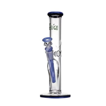 Eg Glass ES2315 Thick Straight Glass Tube Bong 10 Blue.jpg