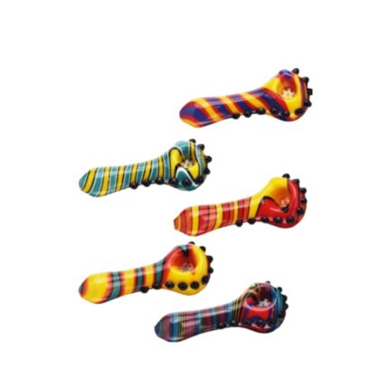Eg Glass ESH23270 Crayon Twists Hand Pipe with Screen Bowl 4.3 .jpg