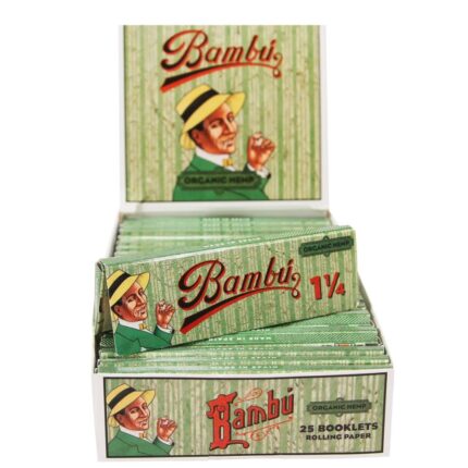 Raw Bambu Rolling Papers Organic Hemp 1 14 Size 25ct 1.jpg