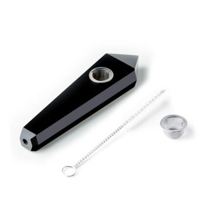 Obsidian Gemstone Pipes .jpg