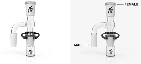 Honeybee Herb – Classic Glass Reclaim Catcher