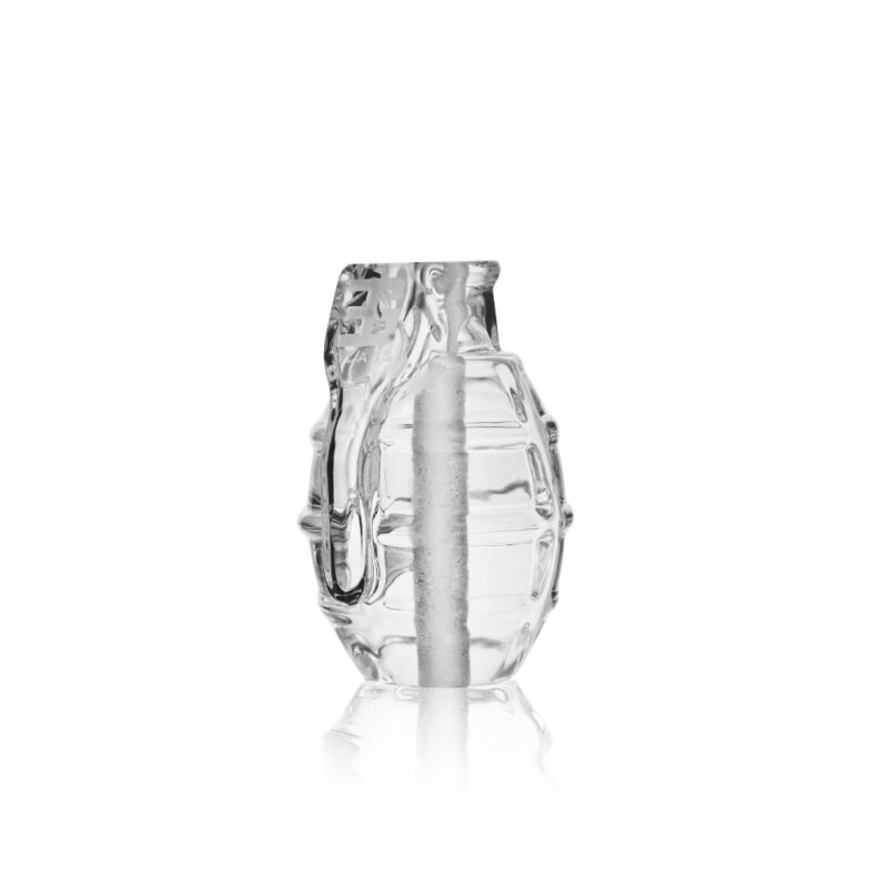 Eg Glass ESH2525 Grenade Shaped Mini Glass Bong.jpg