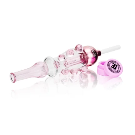 Eg Glass NC2523 Modular Pull Clean Bubble Grip Nectar Collector 6.5 inches″ Pink.webp